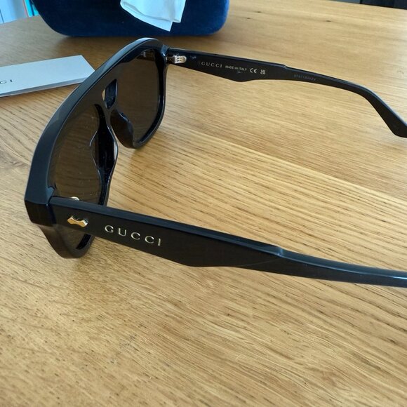 NWT Gucci Aviator Sunglasses - GG1263S 001 UNISEX - Picture 8 of 14